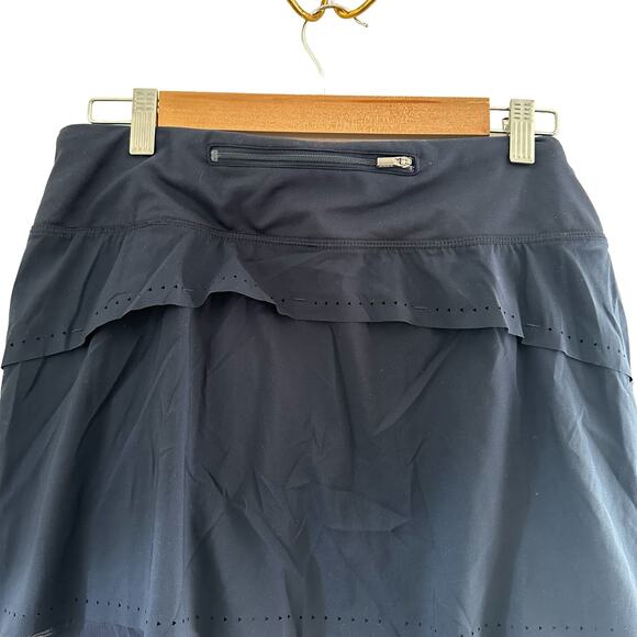 Athleta Laser Run Skort In Navy Size Small Tennis Golf Gorpcore - Picture 8 of 15